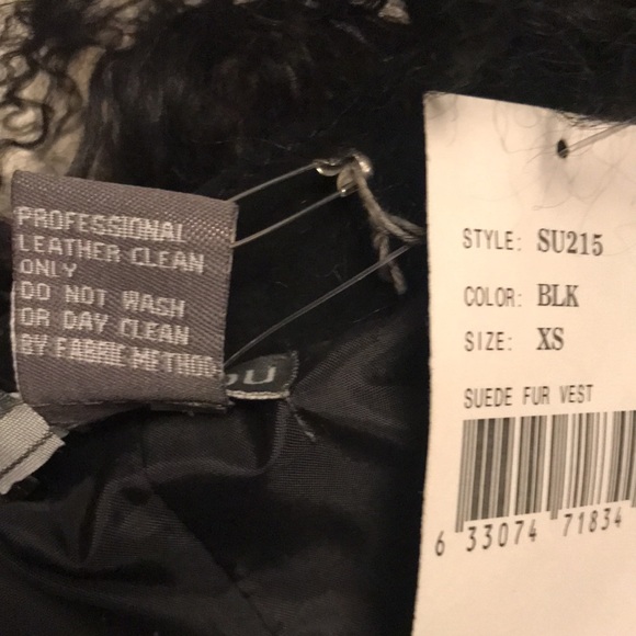 Black Bisou Bisou suede vest - NWT - Picture 7 of 12